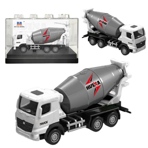 ⁨Betoniarka Metalowa Model Kolekcjonerski Huina Biała 1:80⁩ w sklepie Wasserman.eu