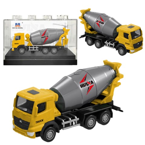 ⁨Betoniarka Metalowa Model Kolekcjonerski Huina Żółta 1:80⁩ w sklepie Wasserman.eu