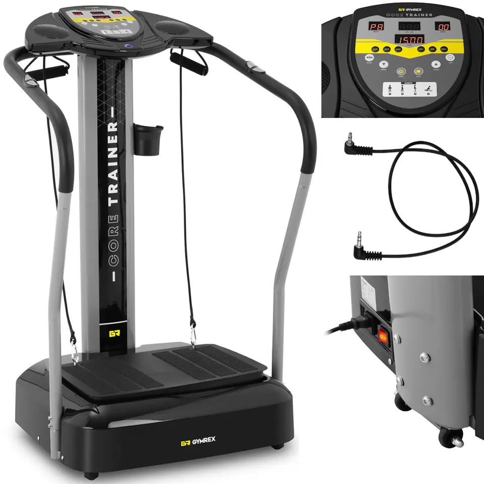 ⁨Platforma mata wibracyjna domowa do ćwiczeń fitness do 120 kg⁩ w sklepie Wasserman.eu