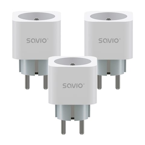 ⁨WiFi Smart socket 3pack AS-01 SAVIO⁩ at Wasserman.eu