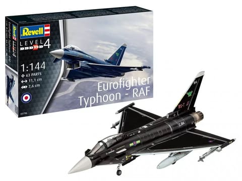 ⁨Plastic model Airplane Eurofighter Typhoon RAF 1/144⁩ at Wasserman.eu