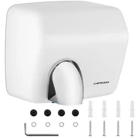 ⁨Hand Dryer Non-Contact Automatic Stainless Steel Wall Mounted 1800W⁩ at Wasserman.eu