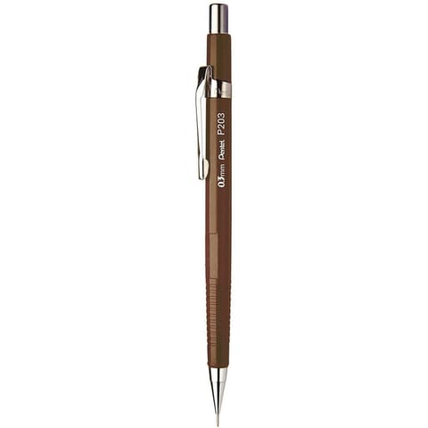 ⁨Ołówek automatyczny Pentel P203 0.3mm brązowy⁩ w sklepie Wasserman.eu