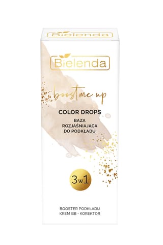 ⁨BIELENDA Boost Me Up Baza rozjaśniająca do podkładu 3w1 15 ml⁩ w sklepie Wasserman.eu