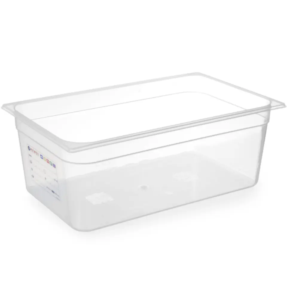 ⁨Polypropylene container HACCP GN 1/1 H 65 mm - Hendi 880036⁩ at Wasserman.eu