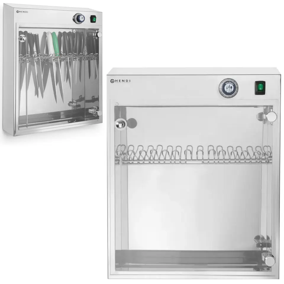 ⁨Uv Knive Disinfection Sterilizer Gastronomic For 14 Knives - Hendi 281246⁩ at Wasserman.eu