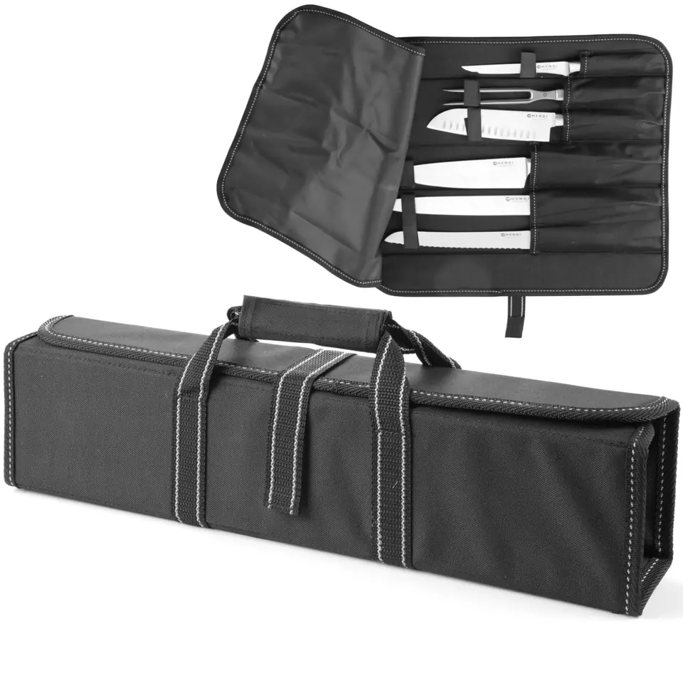 ⁨Chef's bag for 6 knives up to 400 mm 450 x 70 x 110 mm - Hendi 856383⁩ at Wasserman.eu