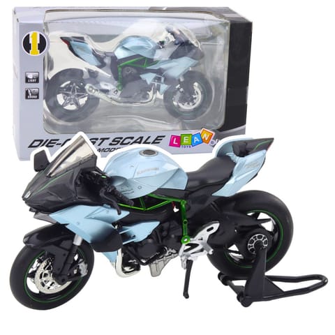 ⁨Motocykl Sportowy Metalowy Światła Dźwięki Srebrny 1:12⁩ w sklepie Wasserman.eu
