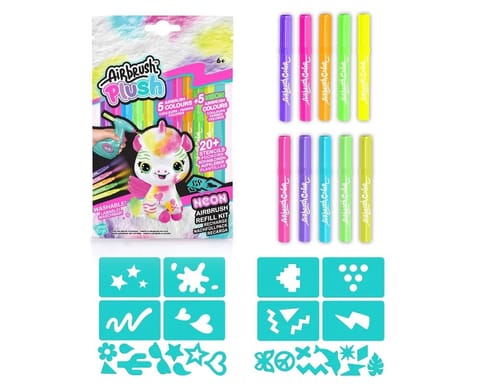 ⁨Refill Set - Plush Project (10 pens and 20+ stencils)⁩ at Wasserman.eu