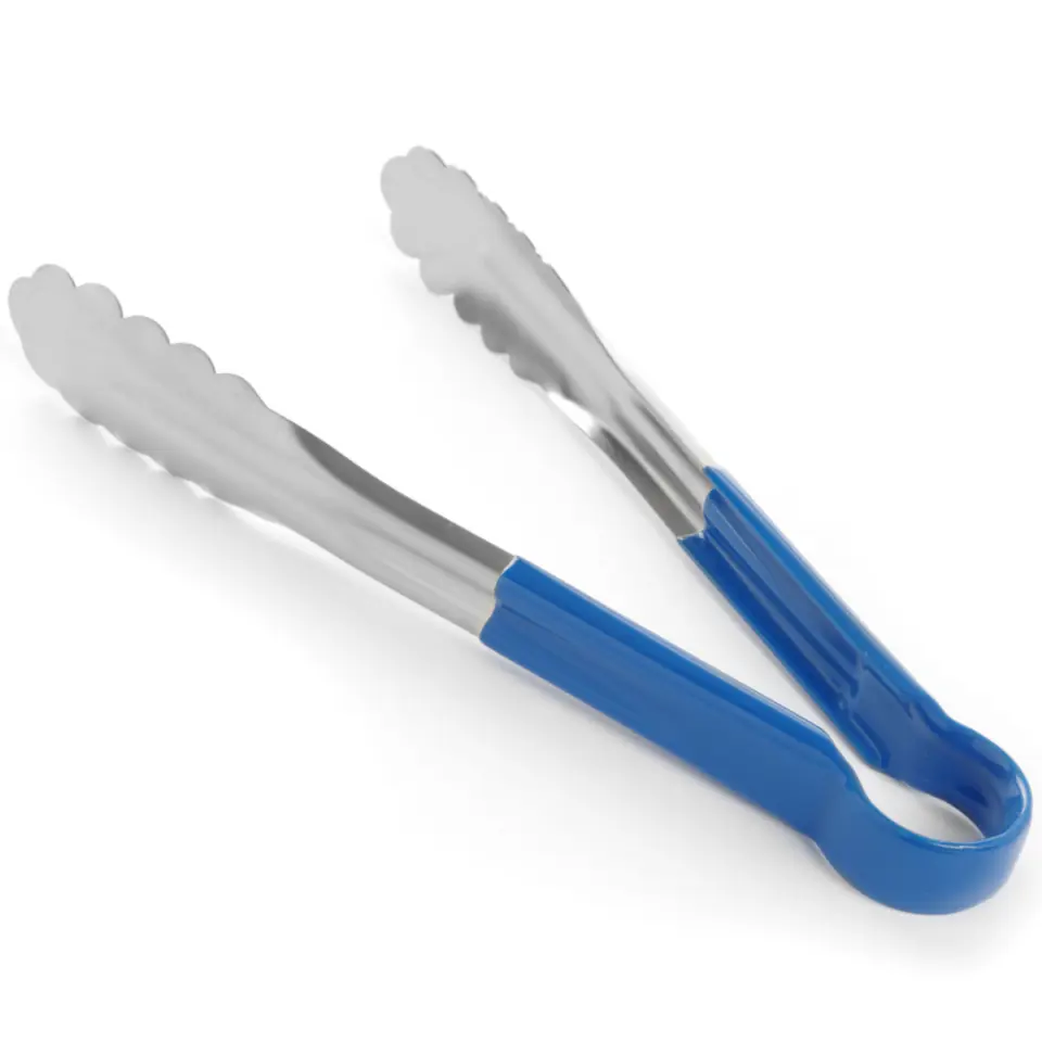 ⁨HACCP serving pliers 300 mm long blue - Hendi 171738⁩ at Wasserman.eu