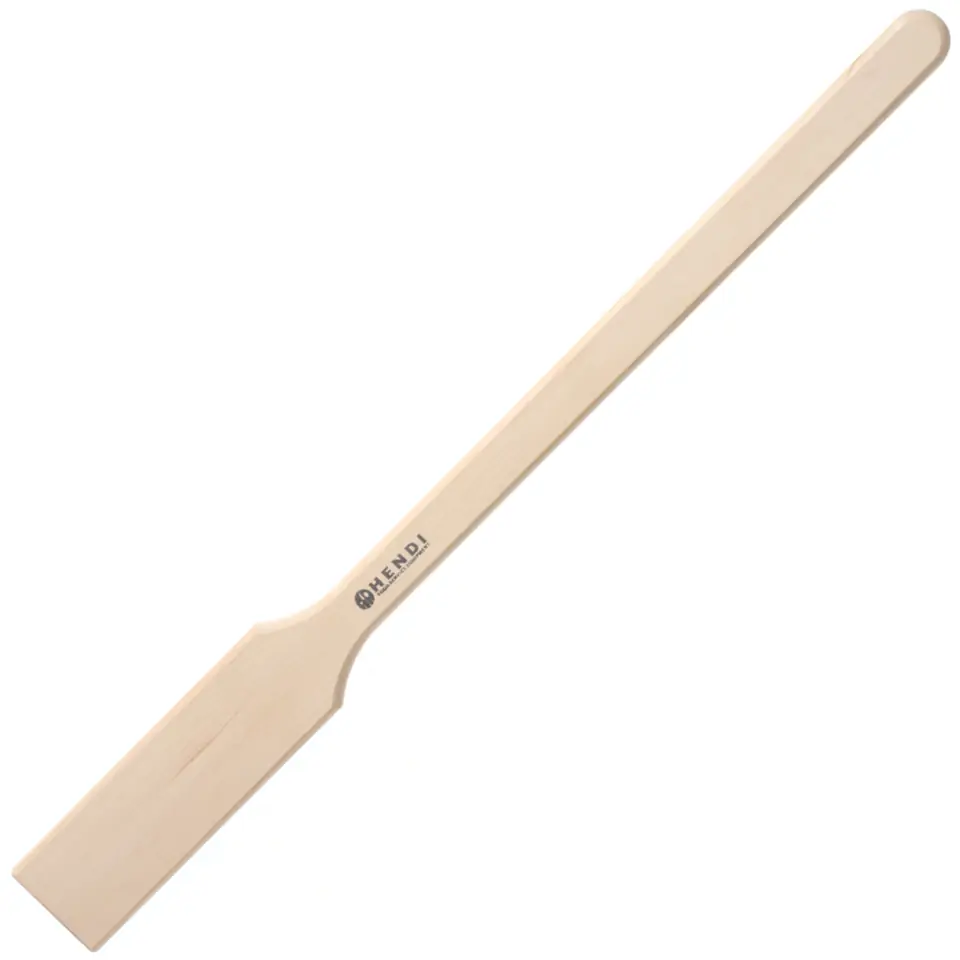 ⁨Mieszadło drewniane kuchenne z drewna bukowego dł. 100 cm - Hendi 520611⁩ w sklepie Wasserman.eu
