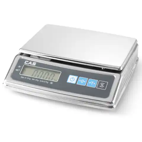 ⁨Commercial kitchen scale with legalization up to 10 kg 2/5 g CAS - Hendi 580295⁩ at Wasserman.eu