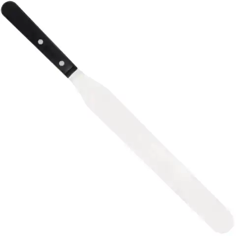 ⁨Spatula flat elastic confectionery spatula for spreading Creme dough 300 mm - Hendi 840931⁩ at Wasserman.eu