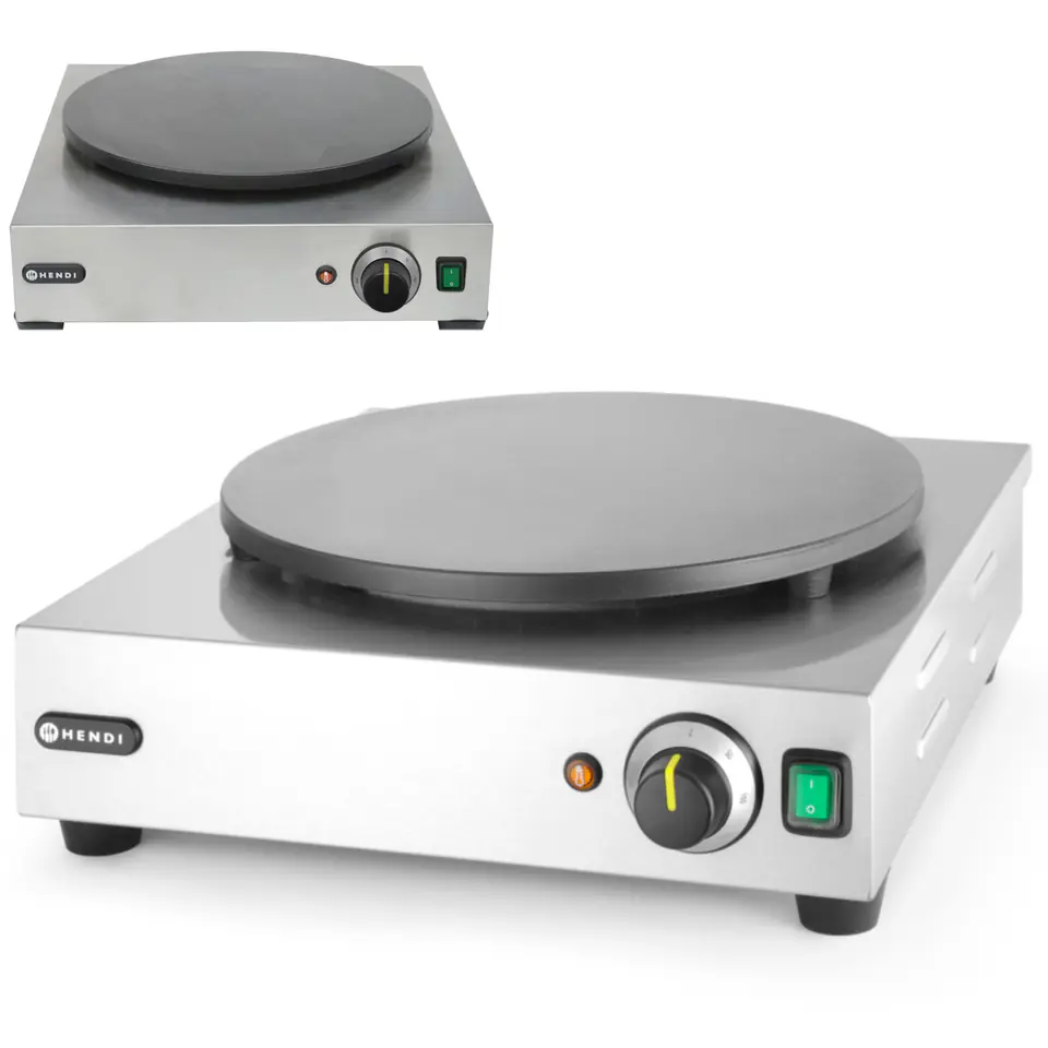 Round electric pancake machine diameter 40 cm 3000 W - Hendi 212028 at Wasserman.eu