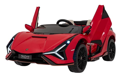 ⁨Auto Na Akumulator Pojazd Lamborghini SIAN Czerwony⁩ w sklepie Wasserman.eu