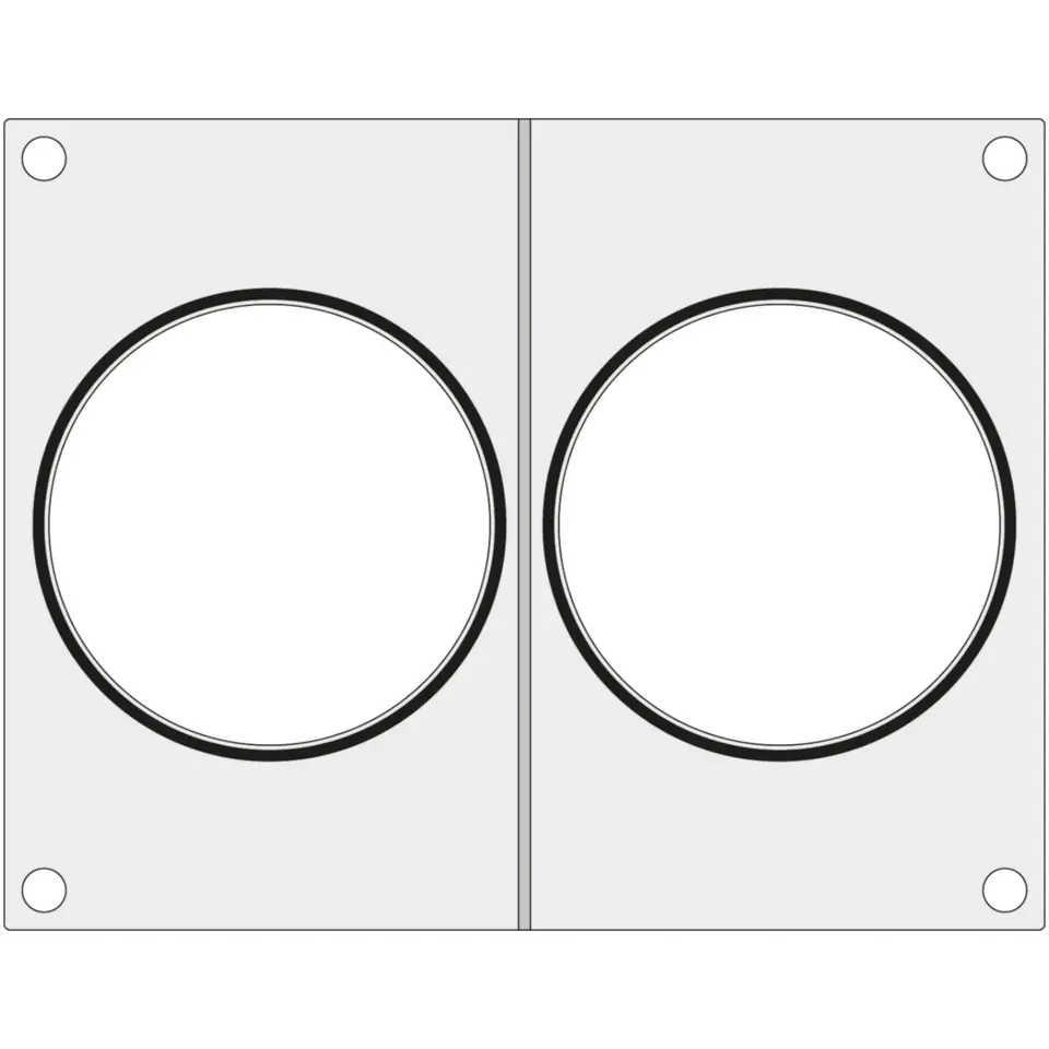 ⁨Matrix mold for welding machine CAS CDS-01 for two containers for soup avg. 115 mm - Hendi 805367⁩ at Wasserman.eu