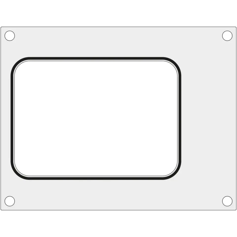 ⁨Matrix mold for welding machine MANUPACK 190 for tray without division 187x137 mm - Hendi 805770⁩ at Wasserman.eu