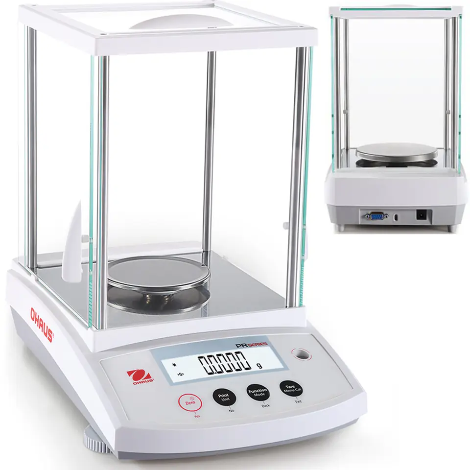 Analytical Laboratory Balance with M Legalization Professional LCD PR 220g / 0.1mg - OHAUS PR224M at Wasserman.eu