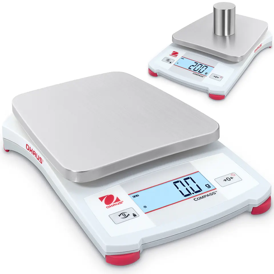 ⁨Waga techniczna kontrolna edukacyjna dokładna na baterie COMPASS CX 620g / 0.1g - OHAUS CX621⁩ w sklepie Wasserman.eu