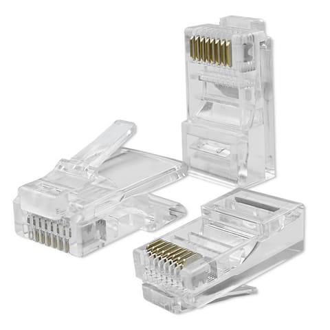 ⁨RJ45 modular connector CAT5e, UTP, 100pcs⁩ at Wasserman.eu