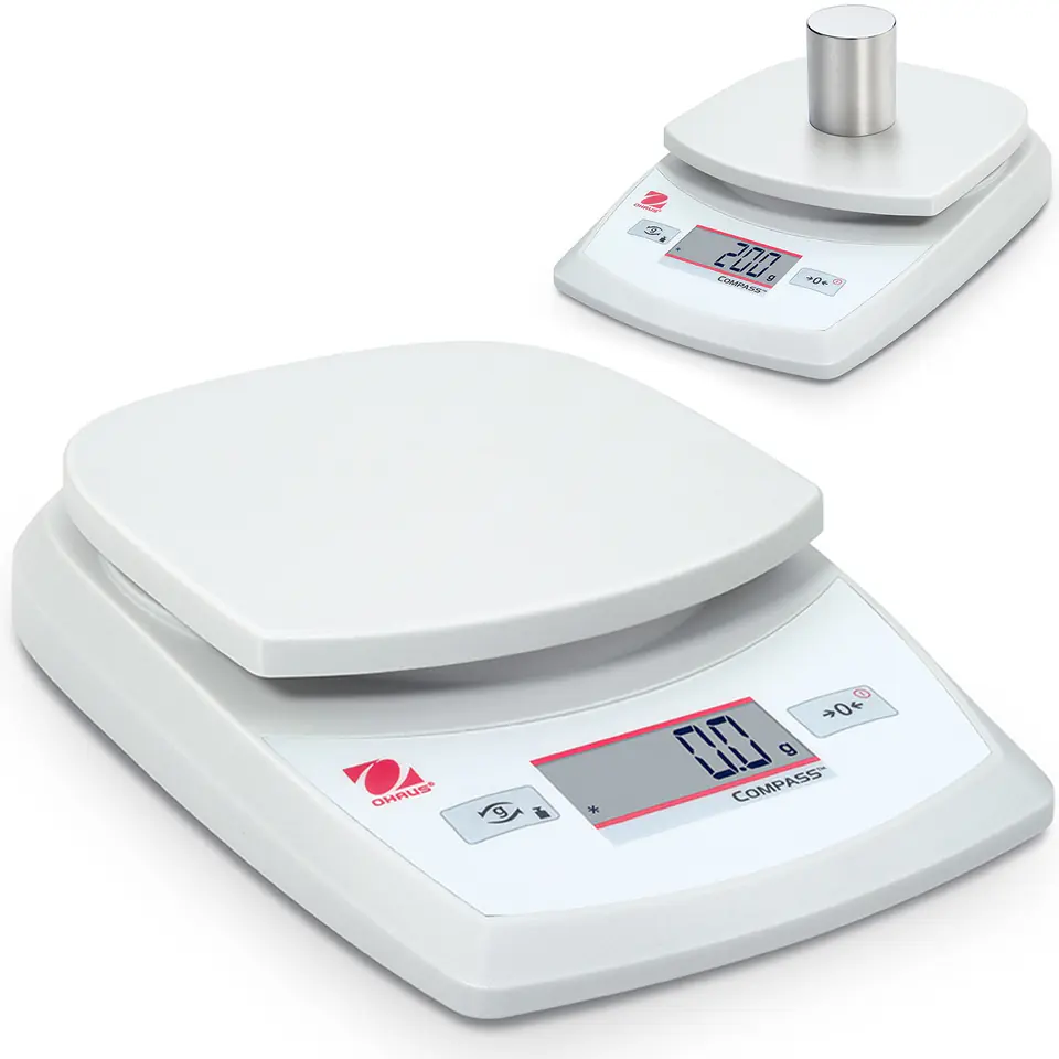 ⁨Universal Laboratory Scale for COMPASS CR 5200g / 1g Batteries - OHAUS CR5200⁩ at Wasserman.eu