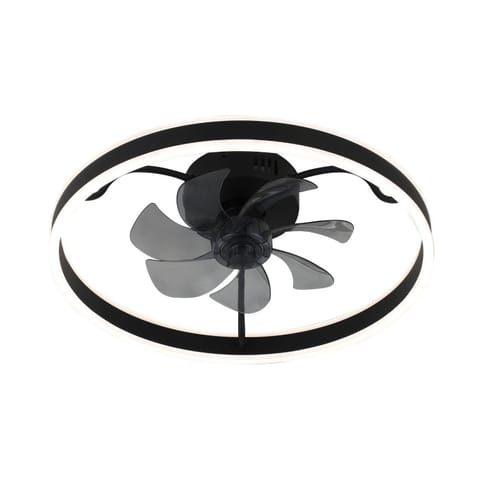 ⁨Fanfy czarna LED 40W G K 3000,4000,6000 Wi-Fi⁩ w sklepie Wasserman.eu