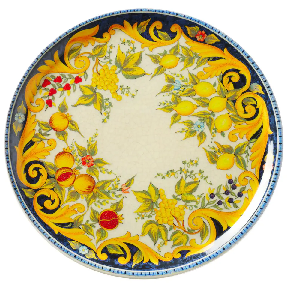 ⁨Porcelain pizza plate durable Blackboard Napoli Wed. 33 cm - Hendi 777855⁩ at Wasserman.eu