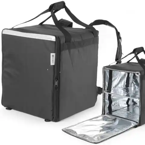 ⁨Plecak torba termiczna dostawcza do transportu 10 pizza-boxów wodoodporna 72 l - Hendi 709801⁩ w sklepie Wasserman.eu
