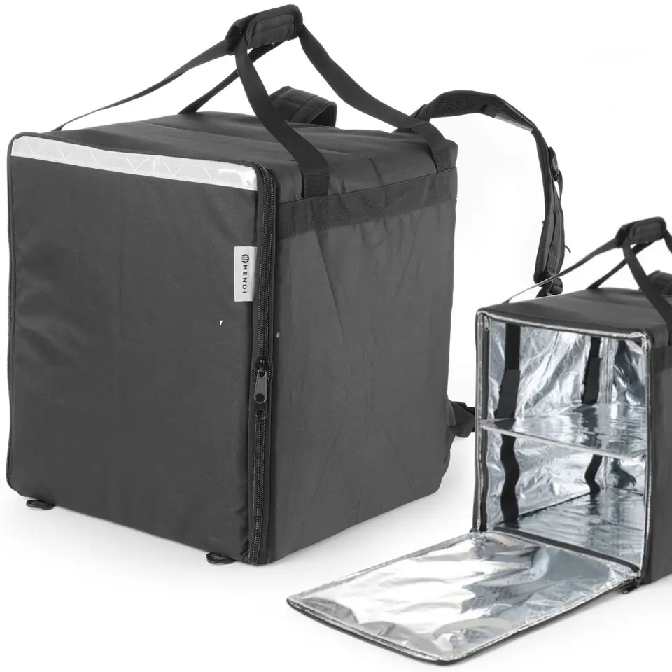 ⁨Backpack thermal delivery bag for transporting 10 pizza-boxes waterproof 72 l - Hendi 709801⁩ at Wasserman.eu