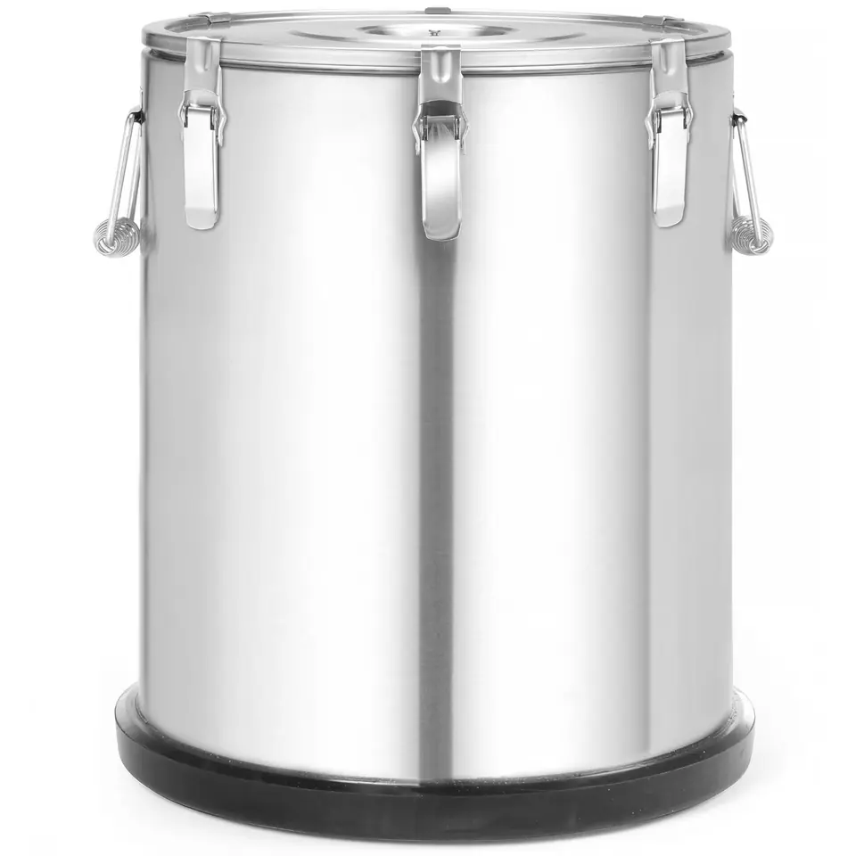 ⁨Thermos thermal container for food transport stainless steel 50 l - Hendi 707524⁩ at Wasserman.eu