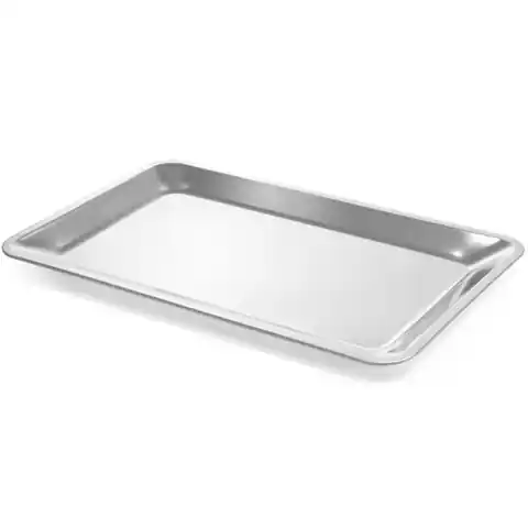 ⁨Stainless steel banquet tray GN 1/1 height 20mm - Hendi 410110⁩ at Wasserman.eu