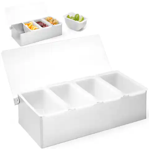 ⁨Bartending container for steel drink toppings 4 refills - Hendi 593981⁩ at Wasserman.eu