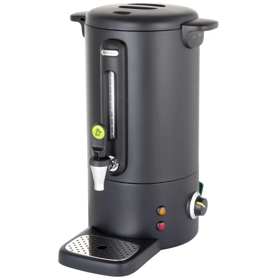 ⁨Brewer coffee warmer with non-dripping faucet black Concept Line 10 l - Hendi 211458⁩ at Wasserman.eu