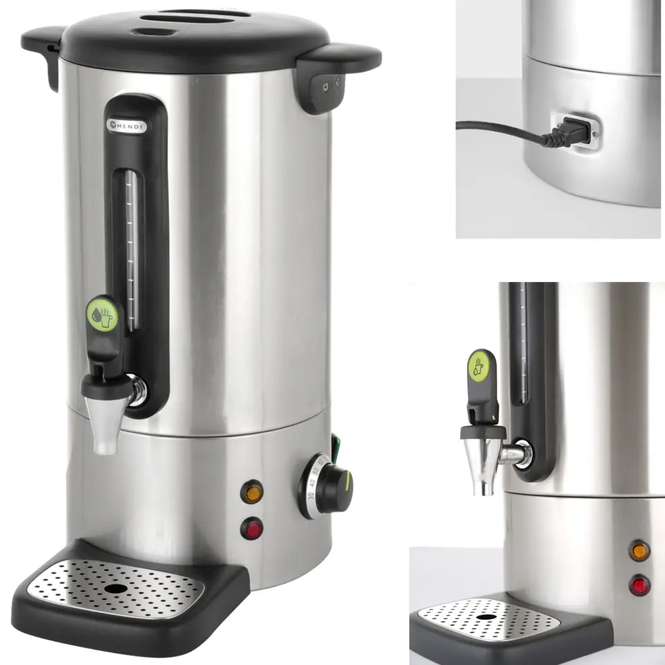 ⁨Brewer coffee warmer with non-dripping steel faucet Concept Line 10 l - Hendi 211410⁩ at Wasserman.eu