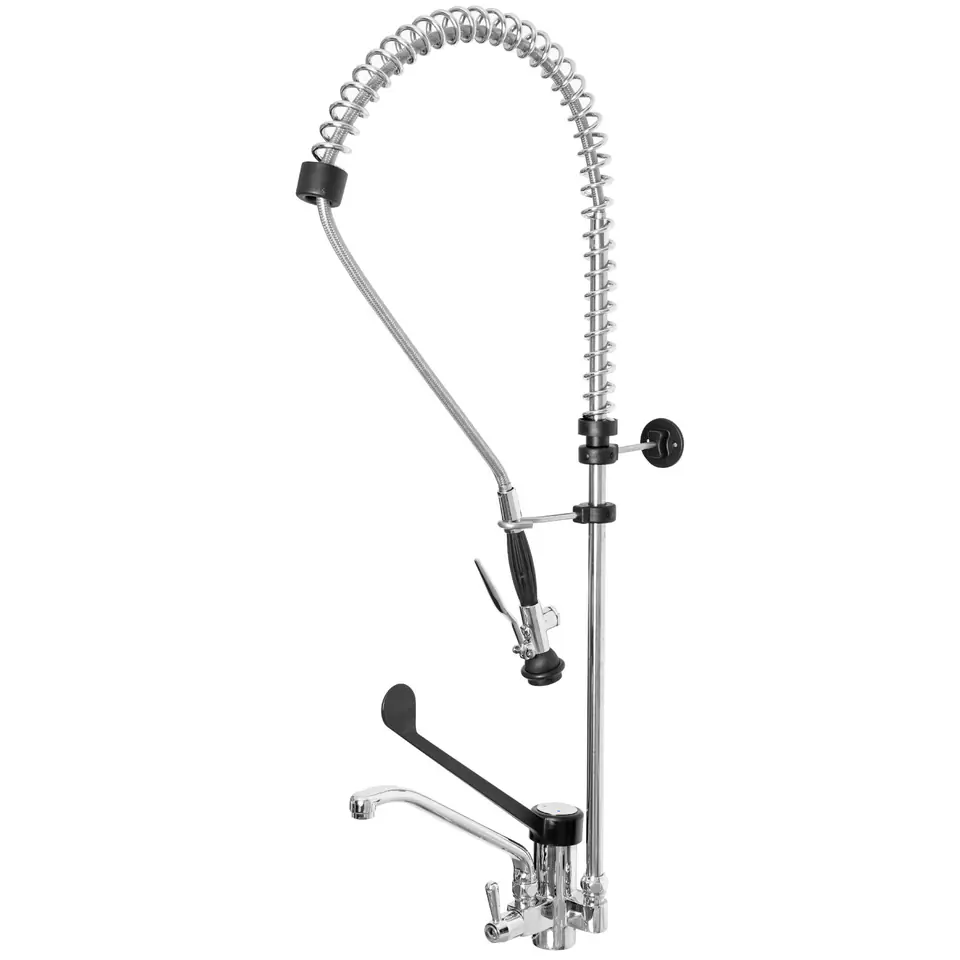 ⁨Catering faucet with spout and shower shower 106 cm high - Hendi 810279⁩ at Wasserman.eu