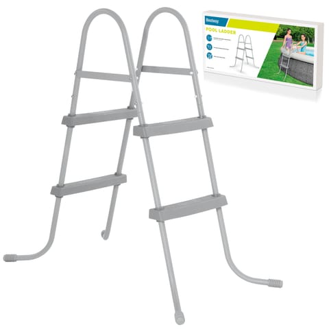 ⁨Drabinka metalowa do basenów 84 cm Bestway 58430⁩ w sklepie Wasserman.eu