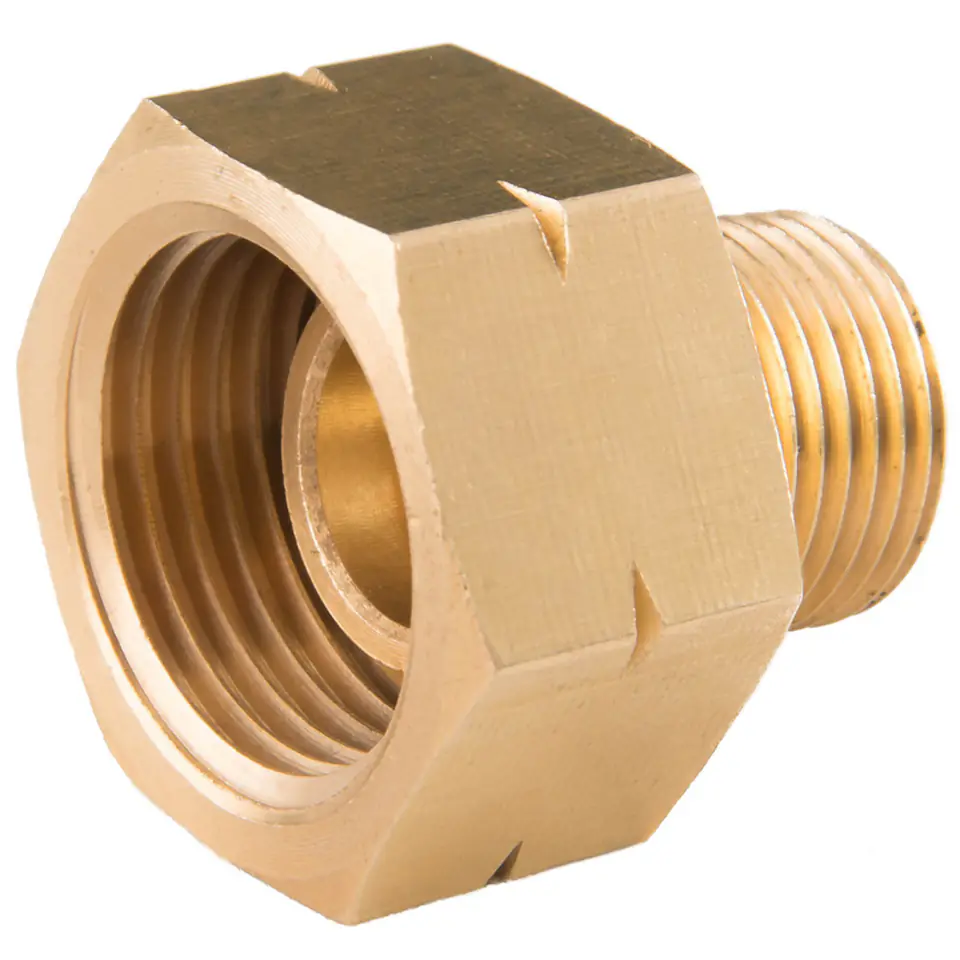 Redukcja przejściówka z butli gazowej 21,8mm L - 3/8" L w sklepie Wasserman.eu
