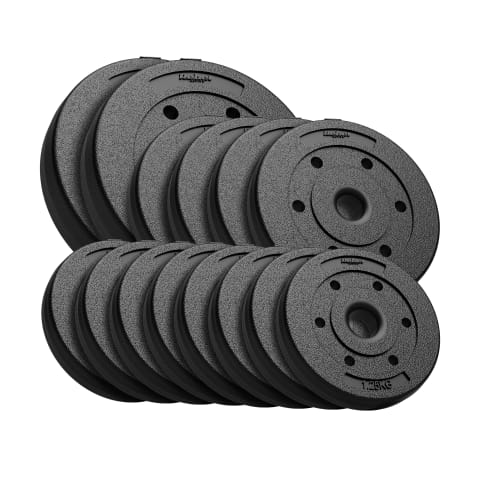 ⁨Obciążenie bitumiczne zestaw 30kg ( 8x1.25kg + 4x2.5kg + 2x5kg ), otwór 31mm,  REBEL ACTIVE⁩ w sklepie Wasserman.eu