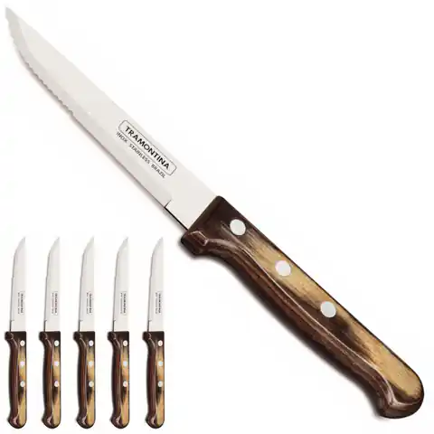 ⁨Zestaw noży do steków Churrasco GAUCHO w blistrze 6 szt. dł. 235 mm⁩ w sklepie Wasserman.eu