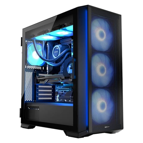 ⁨Computer cases Horizon ARGB FLOW MIDI Black⁩ at Wasserman.eu