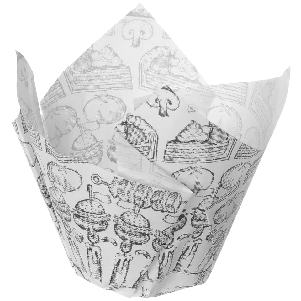 ⁨Basket bag mold for chips parchment snacks with print 150 pcs. - Hendi 678190⁩ at Wasserman.eu
