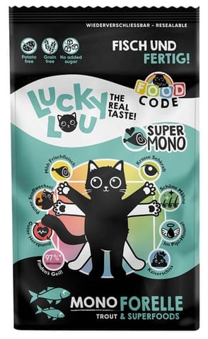 ⁨Lucky Lou Food Code Mono Pstrąg 750g⁩ w sklepie Wasserman.eu
