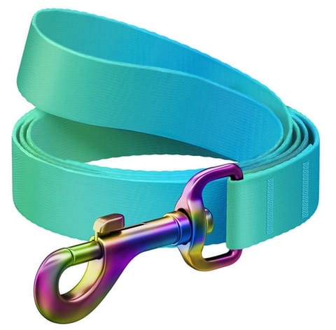 ⁨Collar WauDog Recycled Smycz nylonowa, gradient M 20mm/122cm niebieski⁩ w sklepie Wasserman.eu