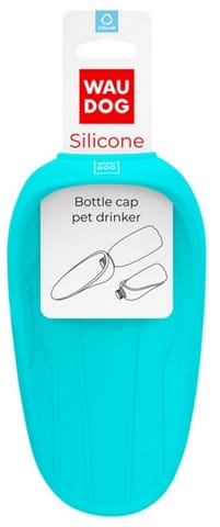 ⁨Collar WauDog Silicone Dysza do picia - końcówka 165x90mm niebieska⁩ w sklepie Wasserman.eu
