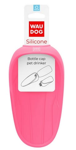 ⁨Collar WauDog Silicone Dysza do picia - końcówka 165x90mm różowa⁩ w sklepie Wasserman.eu