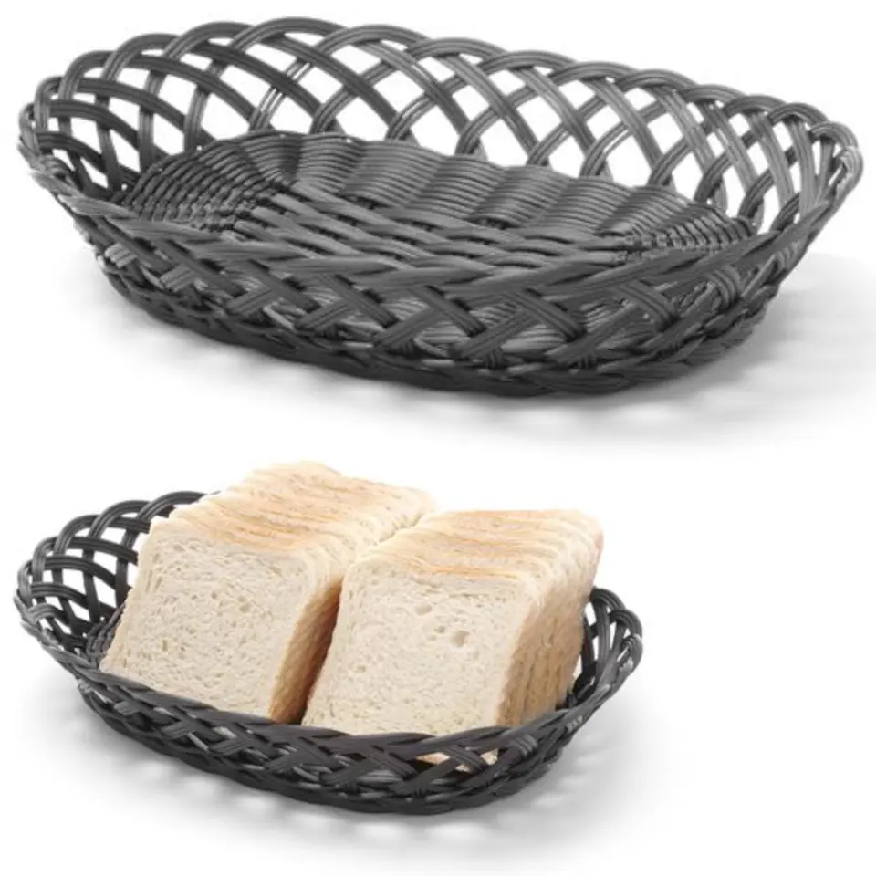 ⁨Fruit basket vegetables braided oval 320x230x55 mm - Hendi 426265⁩ at Wasserman.eu