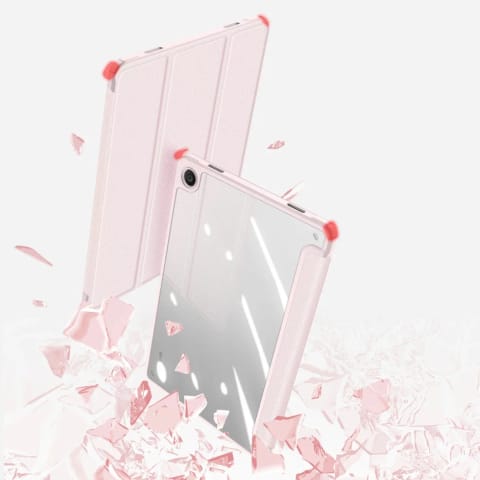 ⁨Etui z klapką podstawką Dux Ducis Toby do Samsung Galaxy Tab A9+ - różowe⁩ w sklepie Wasserman.eu