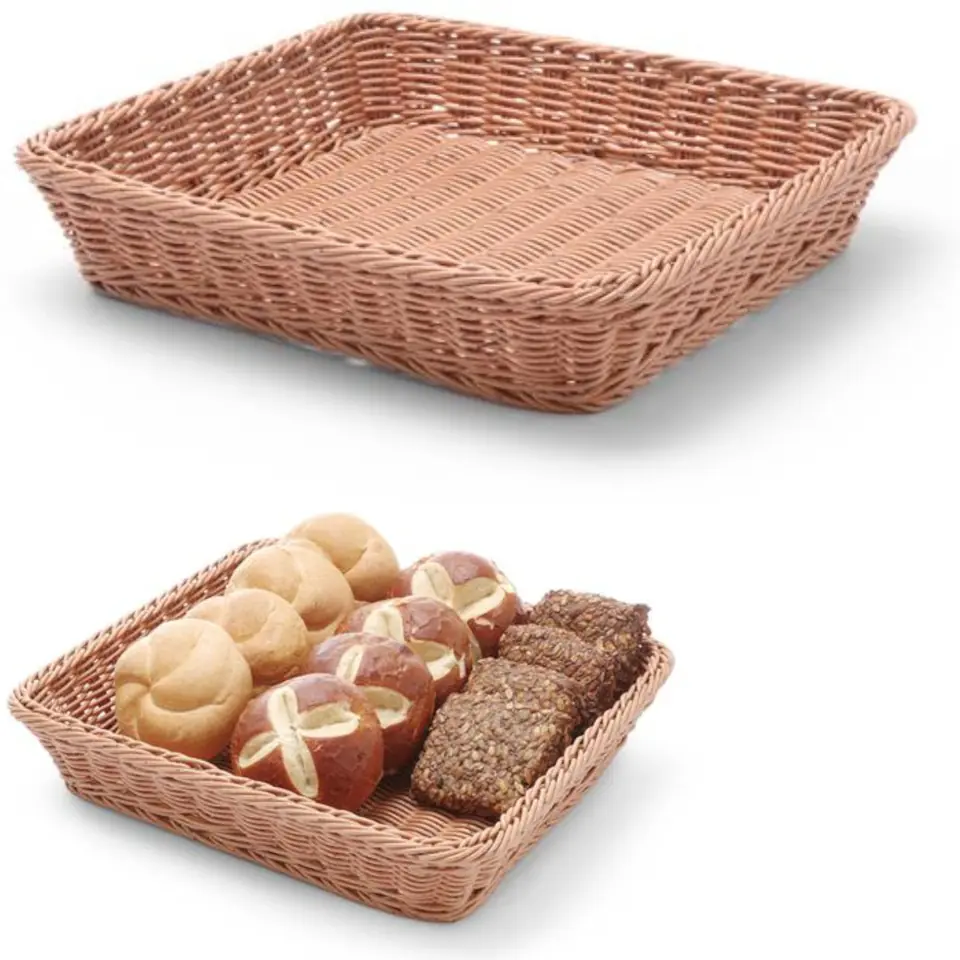 ⁨Basket tray for bread bread fruit reinforced GN2/3 - Hendi 426753⁩ at Wasserman.eu