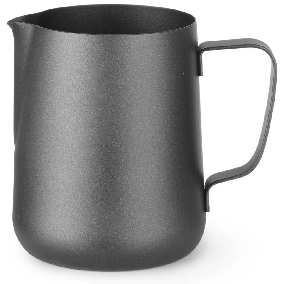 ⁨Jug milk foaming cup BARISTA made of stainless steel dia. 90 mm 0.6 l - Hendi 458198⁩ at Wasserman.eu