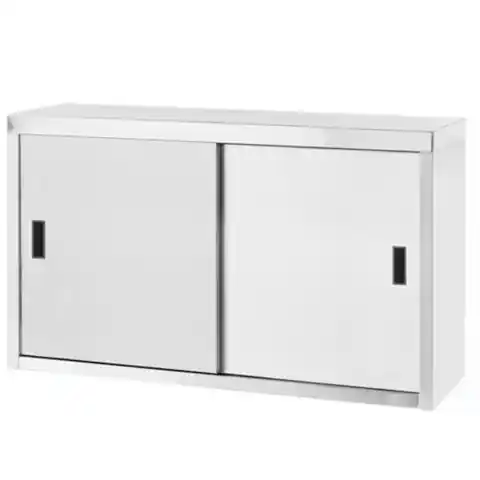 ⁨Catering hanging cabinet with sliding door stainless steel welded 100x40x60 cm - Hendi 814185⁩ at Wasserman.eu
